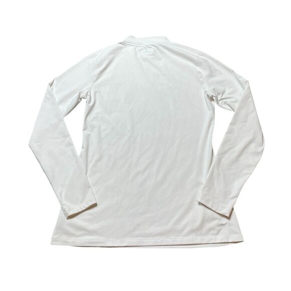 UNDER ARMOUR Coldgear Mock Neck Shirt White Size XL - Picture 2 of 7
